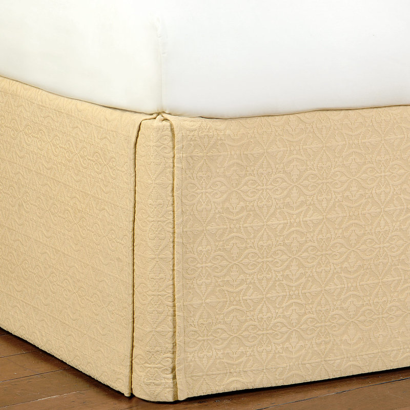 Eastern Accents Mea Matelasse Cotton Bed Skirt Wayfair